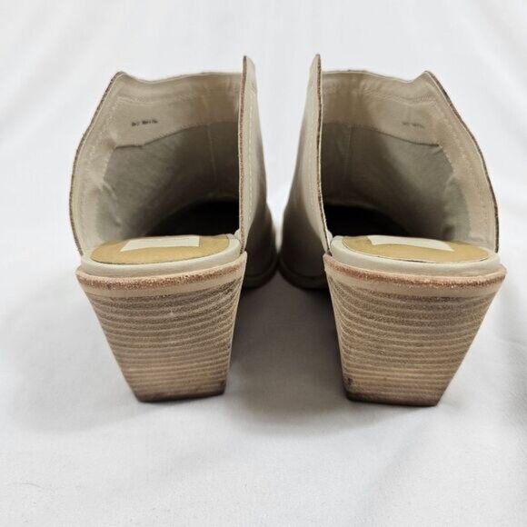 Dolce Vita Block Heel Mule In Cream - Size 11 - Picture 4 of 13